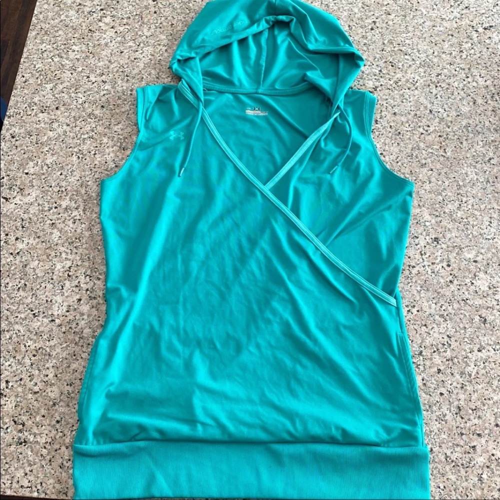 Hoodie Tank Under Armour Top